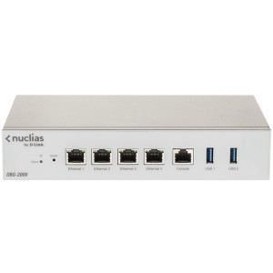 D-Link DBG-2000 Nuclias Cloud SD-WAN Gateway, 4 Gigabit Ethernet ports, Cloud managed